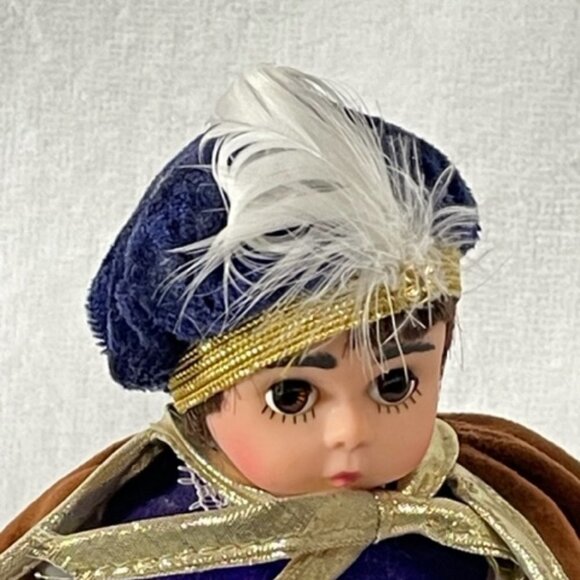 Madame Alexander restrung 8" Prince  doll with stand. - Picture 2 of 5